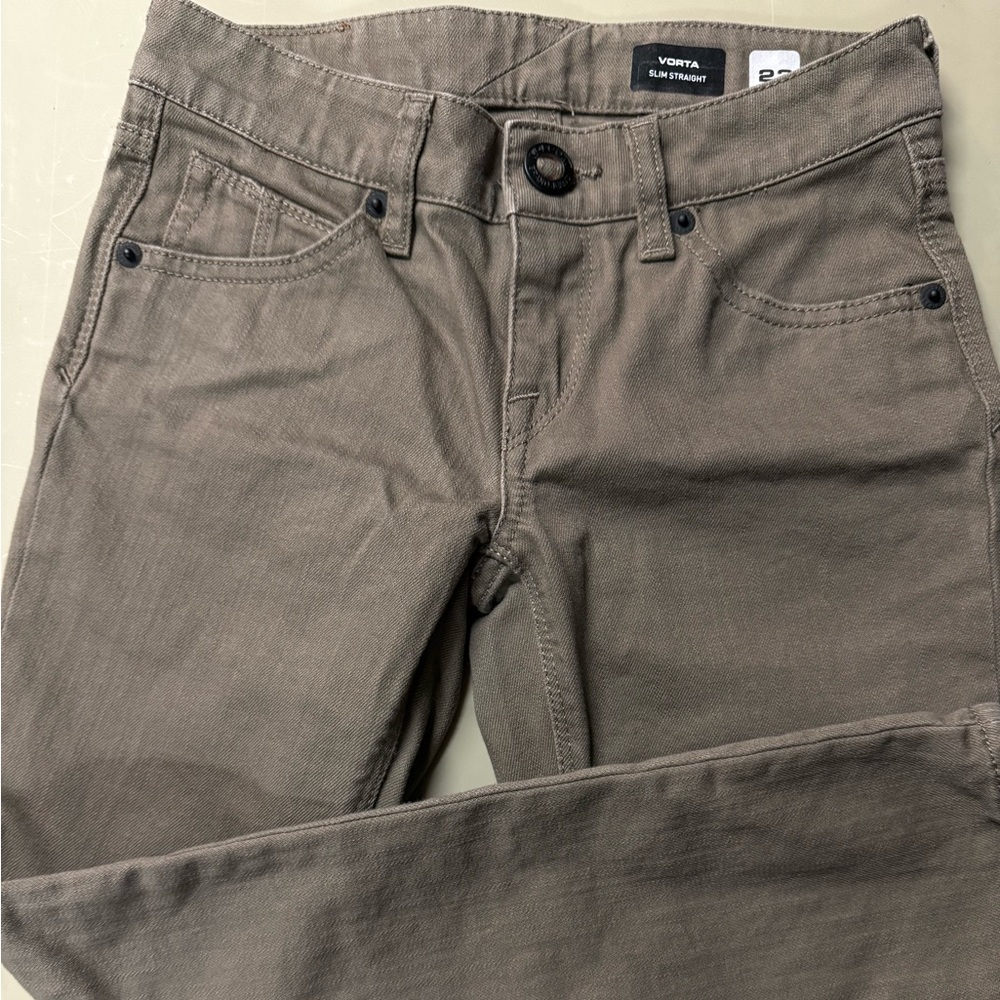 Volcom Slim Straight Taupe Pants
